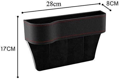 Seat Pockets PU Leather Car Console Side Organizer Pack of 2